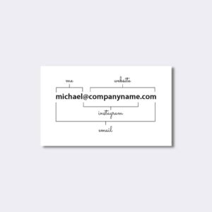 Flow Chart Business Cards Design