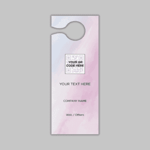 Minimalistic Door Hangers Design