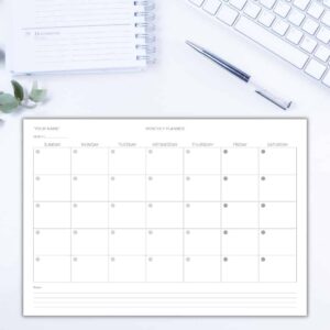 Quick Glance Desk Planner Design