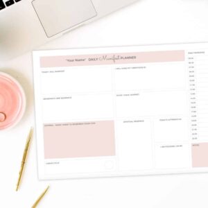 Daily Manifest Desk Planner Design