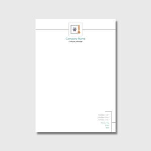 Minimalist Company Logo Letterhead Design