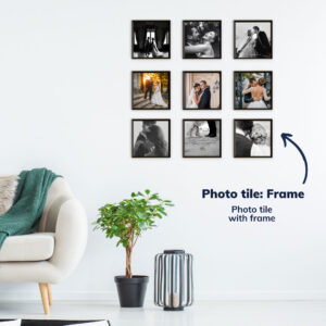 Set of 16 photo tiles