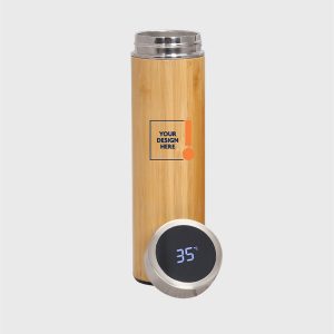 Bamboo Temperature Control Bottle