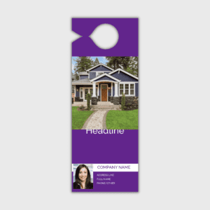 Standard Business Custom Door Hangers Design