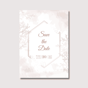 Abstract Design Save the Date Design