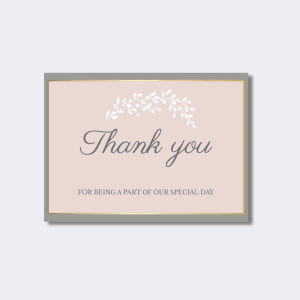 Adorable Gesture Thank You Cards Design