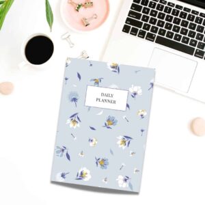 Blue Floral Planner Design