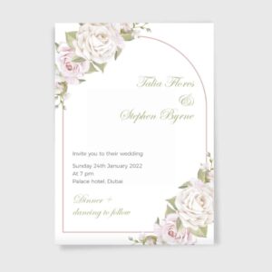 Rosy Invites Design