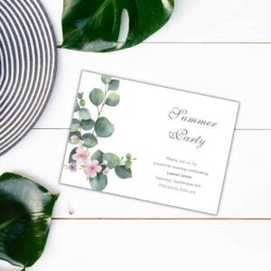 Summer Party Invites Design