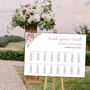 Floral Rose Seating Charts