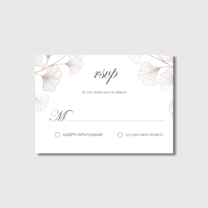 Elegant Rsvp Cards