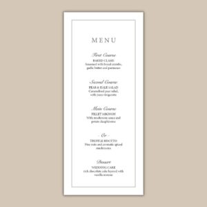 Celebration Party Menu Design