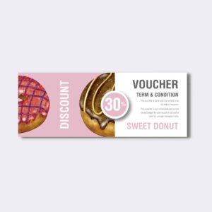 Food Discount Vouchers Design