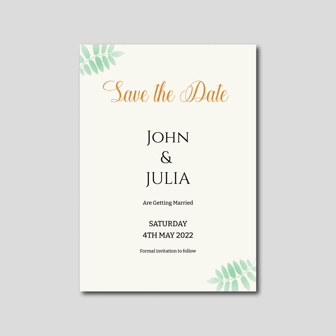 Big Day Save the Date