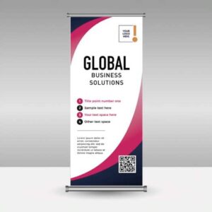 Brand Awareness Advert Roll Up Banners