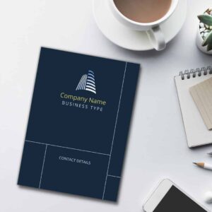 Standard Business Presentation Folders Design