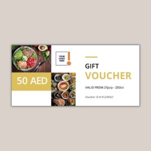 Meal Discount Offer Vouchers Design