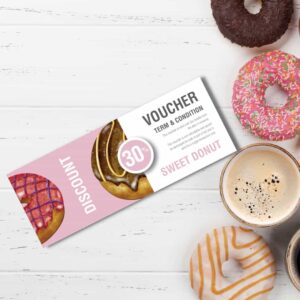 Food Discount Vouchers Design