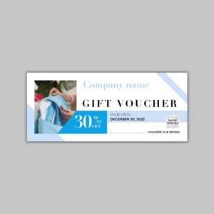 Company Brand Vouchers Design