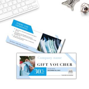 Company Brand Vouchers Design