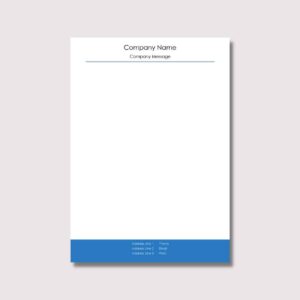 Minimal Branding Letterheads Design