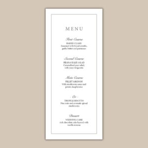 Celebration Party Menu Design