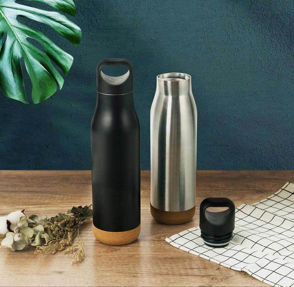 Insulated Bottle with Cork Base - Image 3
