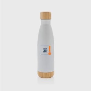 Double Wall Bottle with Wooden Finish