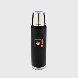 Copper Vacuum Flask - 1L - Black