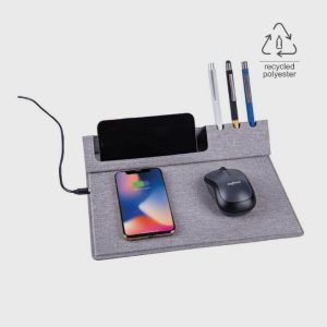 Wireless Mouse Pad with Desk Organizer - 10W